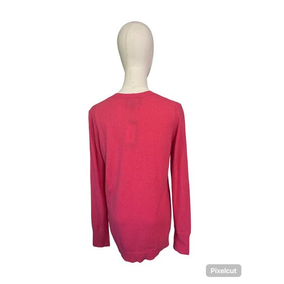 Banana Republic Alpaca Wool Crewneck Sweater Pink NWT Size M Fine Italian Yarn - Picture 6 of 6